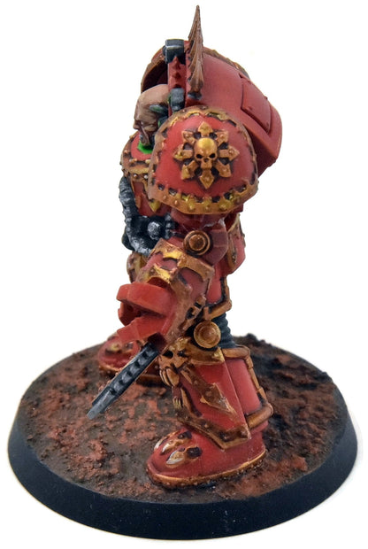 CHAOS SPACE MARINES Azrakh The Annihilator #1 PRO PAINTED 40K World Eaters