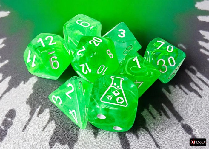 Borealis 7-Die Set Gelatinous / White