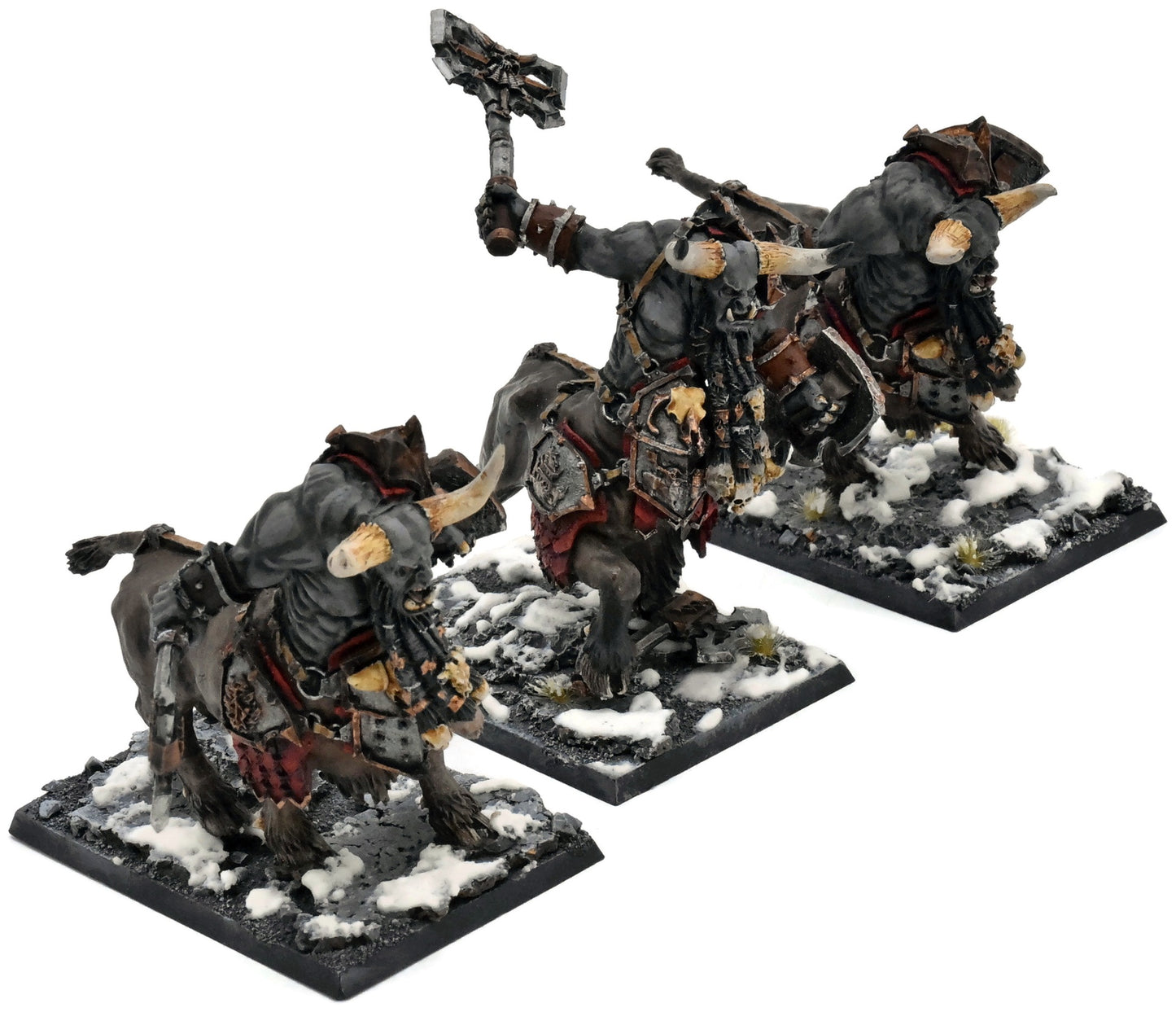 CHAOS DWARFS 3 Bull Centaur Renders #2 FORGE WORLD WELL PAINTED Fantasy