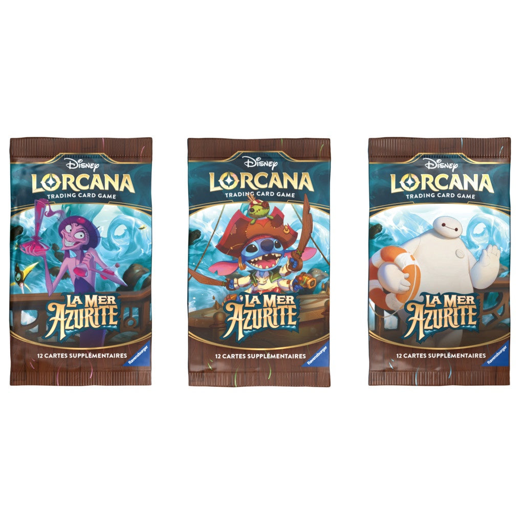Disney Lorcana La Mer Azurite Booster Pack (FR)