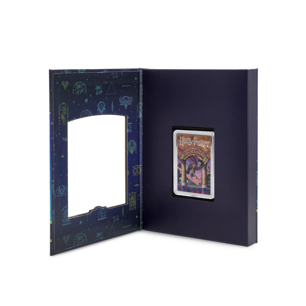 AGORO Harry Potter Book Covers Harry Potter and The Sorcerers Stone 2oz Silver