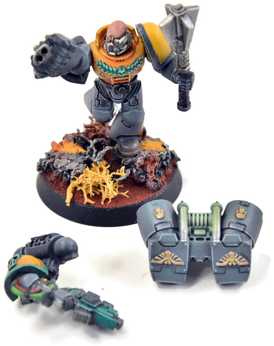 SPACE MARINES Captain #1 WELL PAINTED Warhammer 40K