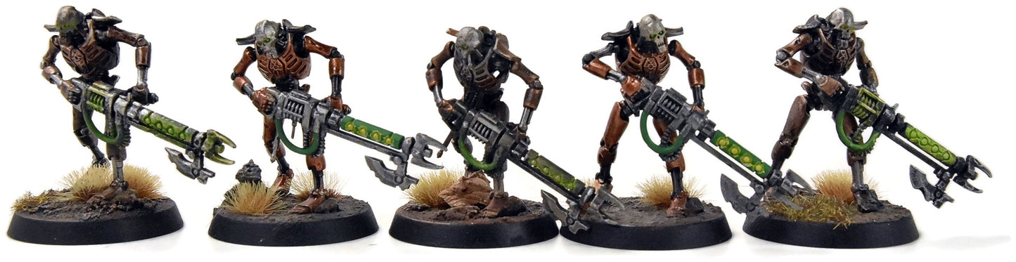 NECRONS 10 Warriors #1 WELL PAINTED Warhammer 40K 4947