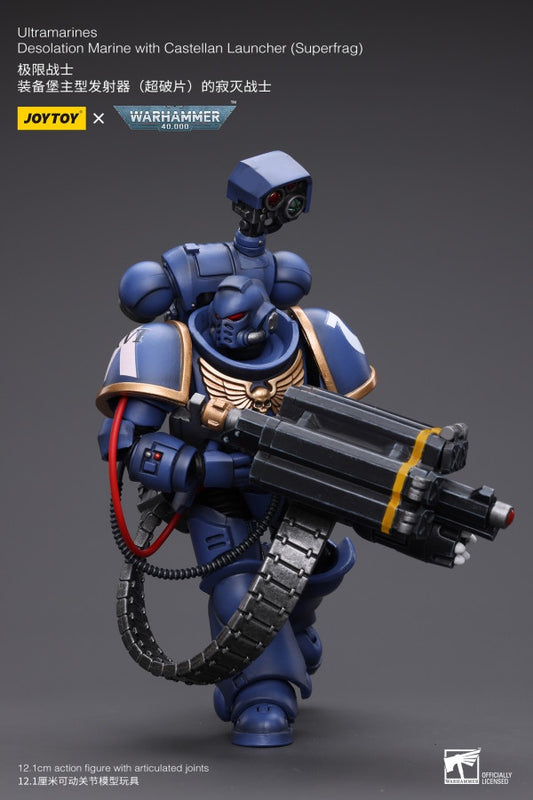 Desolation Marine with Castellan Launcher (Superfrag) Ultramarines Joy Toy