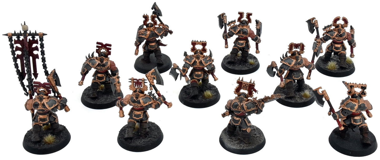 BLADES OF KHORNE 10 Blood Warriors #1 Warhammer Sigmar WELL PAINTED