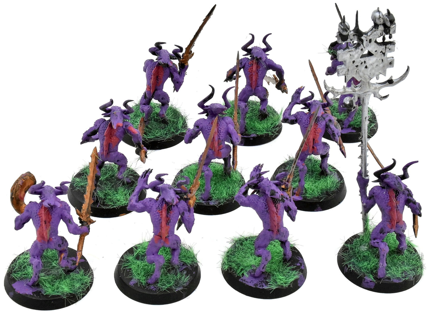 BLADES OF KHORNE 10 Bloodletters Of Khorne #3 Warhammer Sigmar