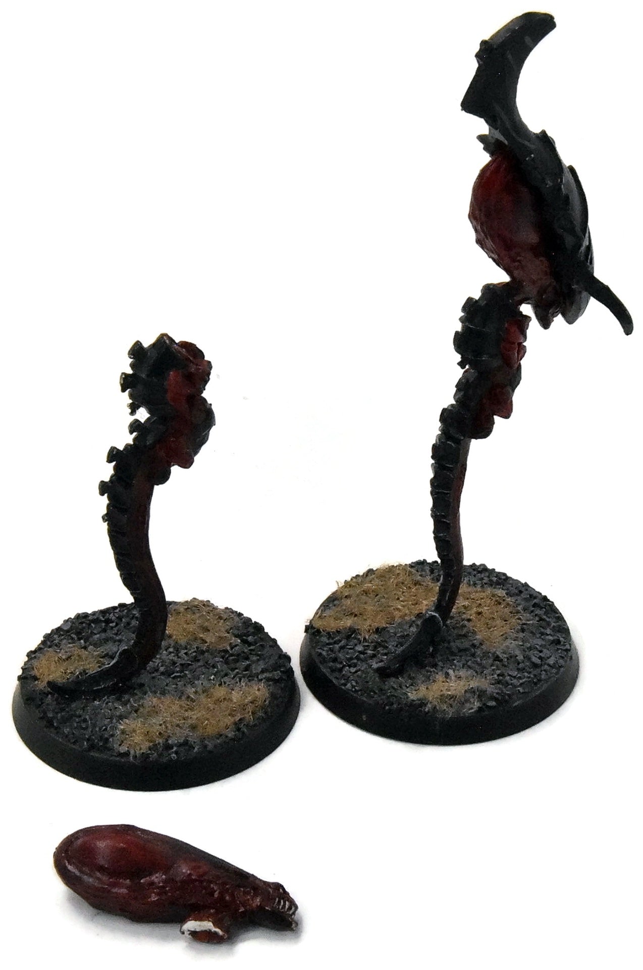 TYRANIDS 2 Zoanthropes #1 METAL missing carapace Warhammer 40K