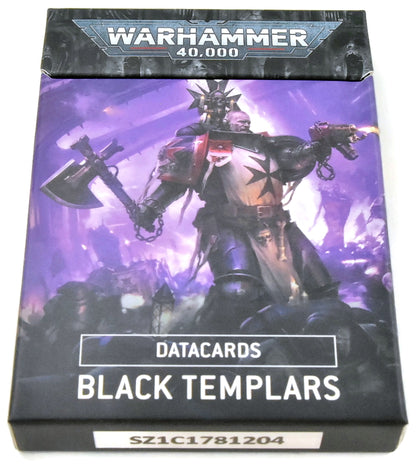 BLACK TEMPLARS Datacards USED Mint Condition Warhammer 40K