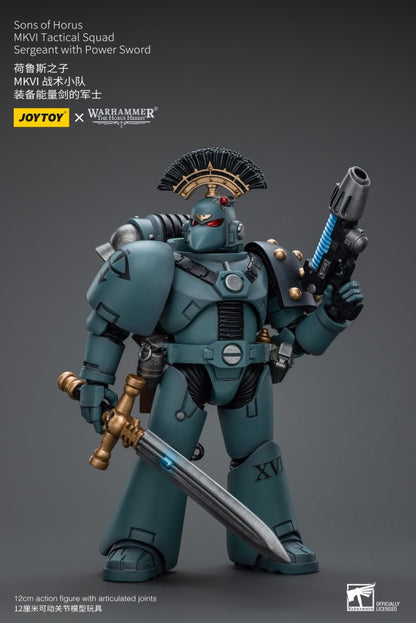 MKVI Tactical Squad Sergeant with Power Sword Sons of Horus Joy Toy