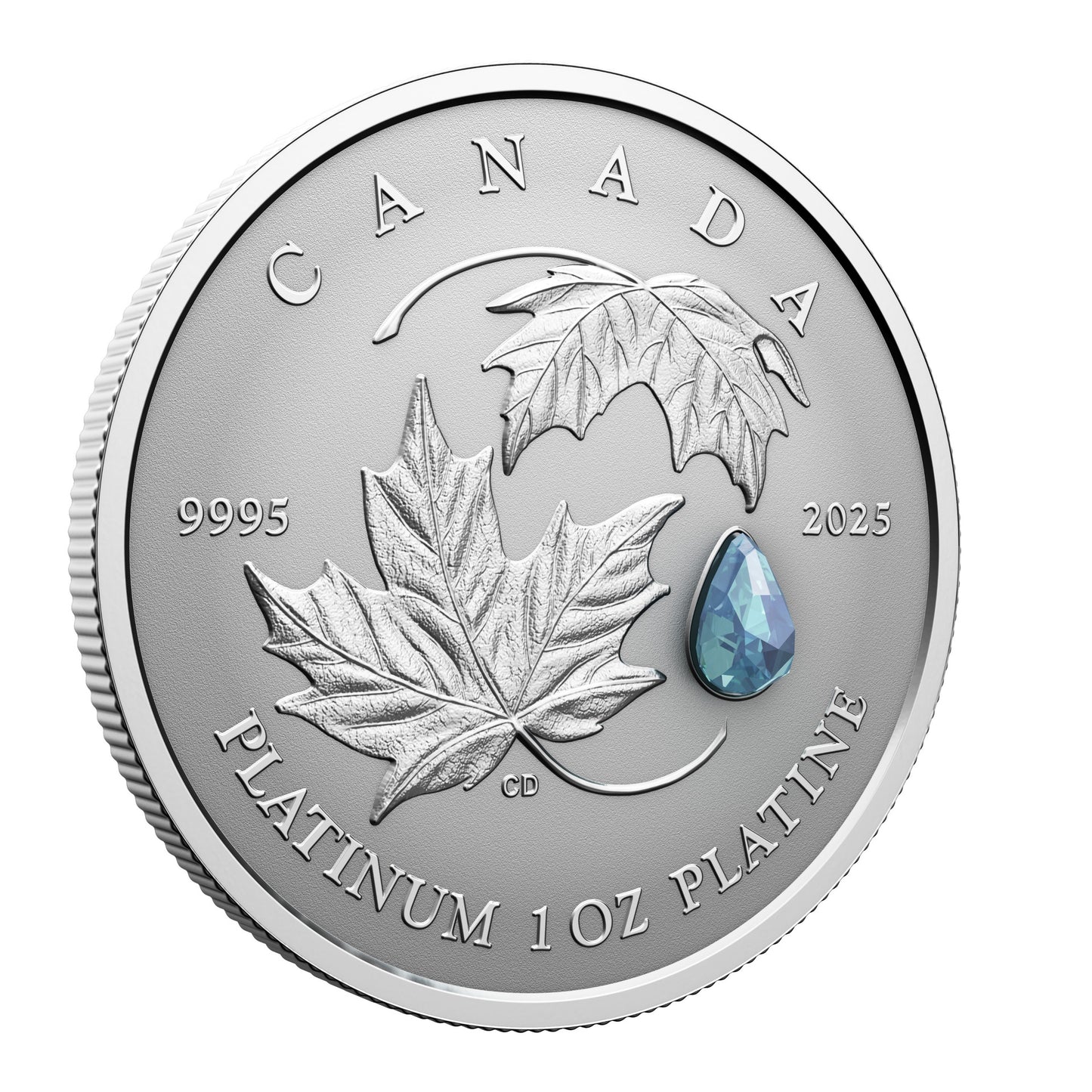 Maple Leaf Forever – 1 oz. $300 Pure Platinum Coin (2025)(249580)