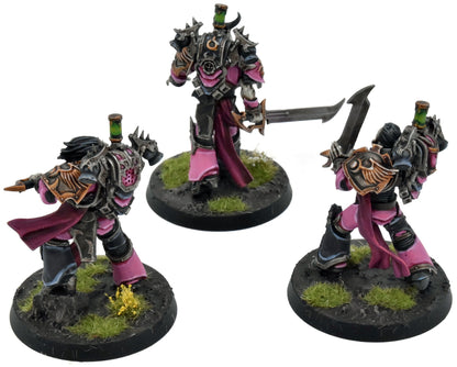 CHAOS SPACE MARINES 3 Emperors Children Flawless Blades COMMISSION PRO PAINTED
