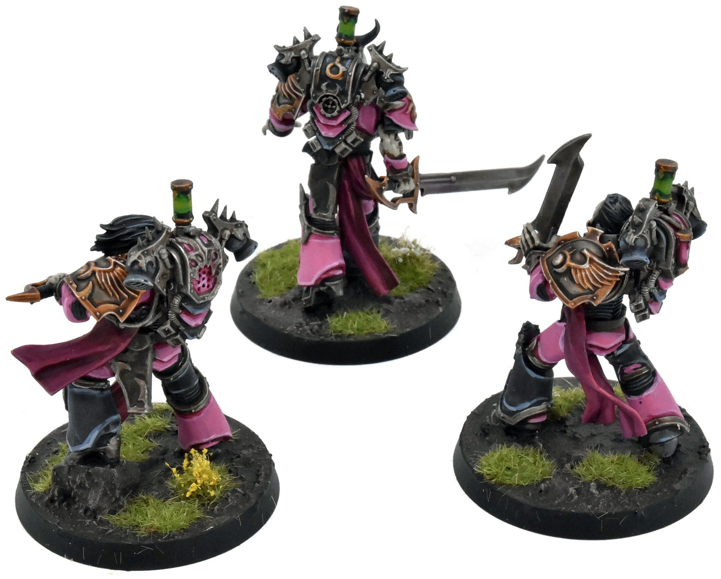 CHAOS SPACE MARINES 3 Emperors Children Flawless Blades COMMISSION PRO PAINTED