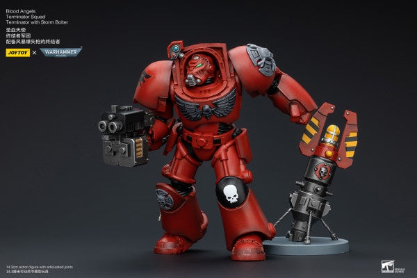 Terminator Squad Terminator with Storm Bolter Blood Angels Joy Toy