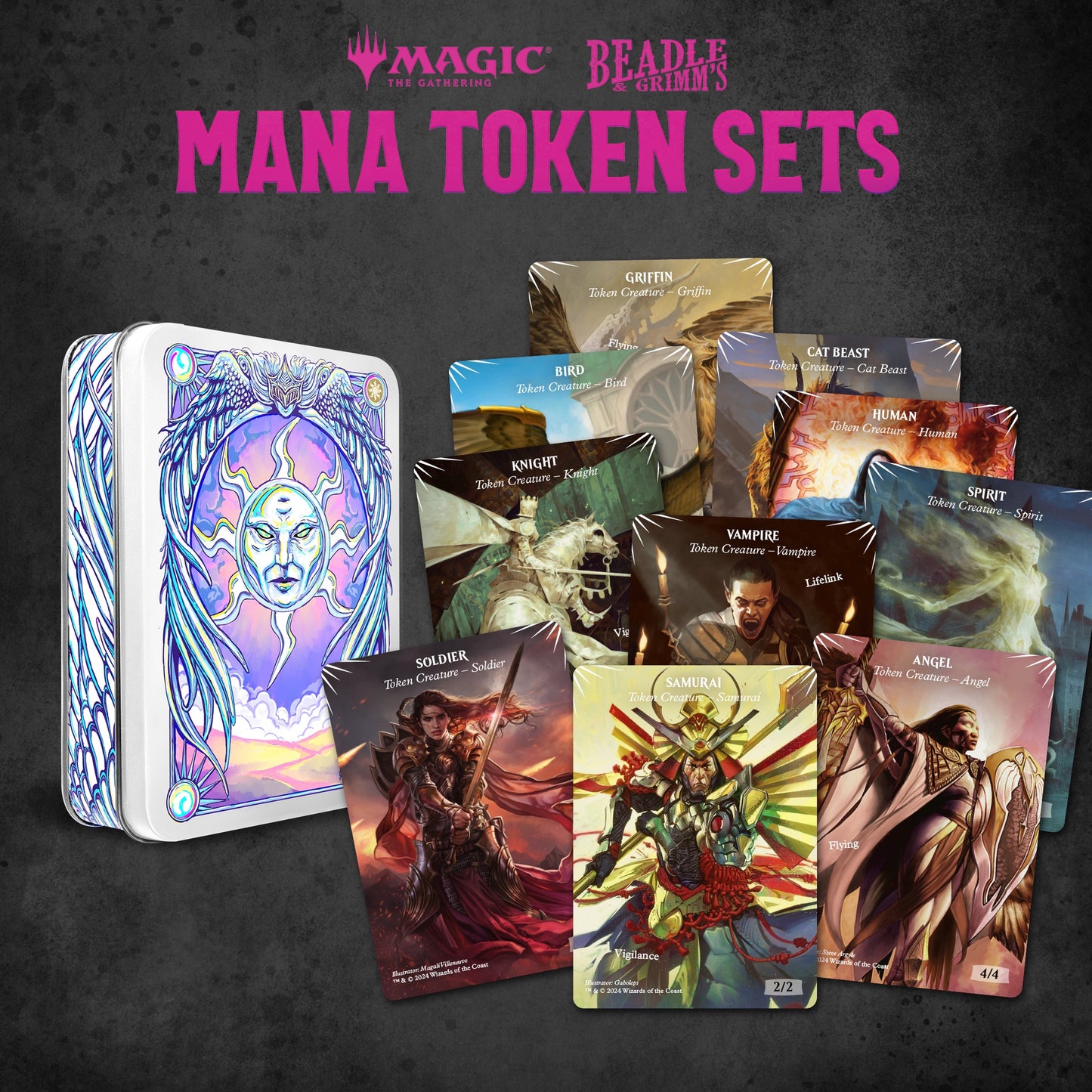 Beadle & Grimms Mtg Mana Token Set White
