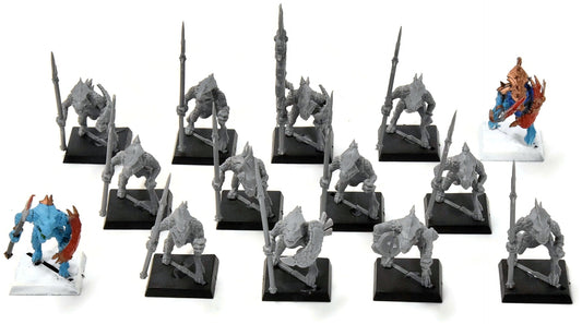 LIZARDMEN 14 Saurus Warriors #1 Missing Shield Fantasy