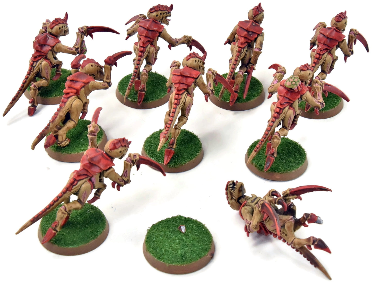 TYRANIDS 9 Hormagants #3 Warhammer 40K WELL PAINTED