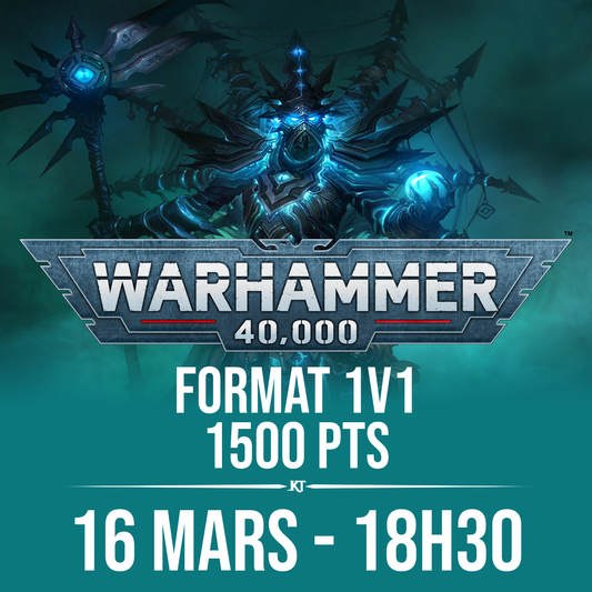 Soirée Warhammer 40k - 16 mars 18h30