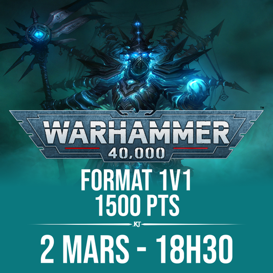 Soirée Warhammer 40k - 2 mars 18h30