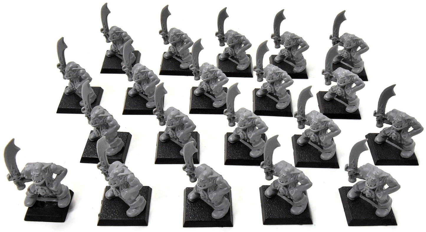 ORCS & GOBLINS 20 Orcs Warriors BOYS BOYZ #7 Warhammer Fantasy Classic