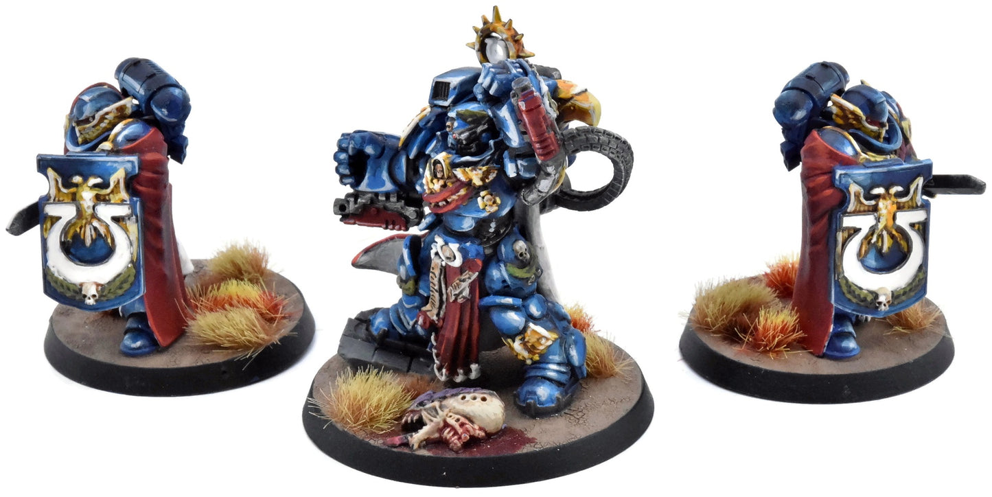 SPACE MARINES Marneus Calgar With Victrix Honour Guards #1 WELL PAINTED