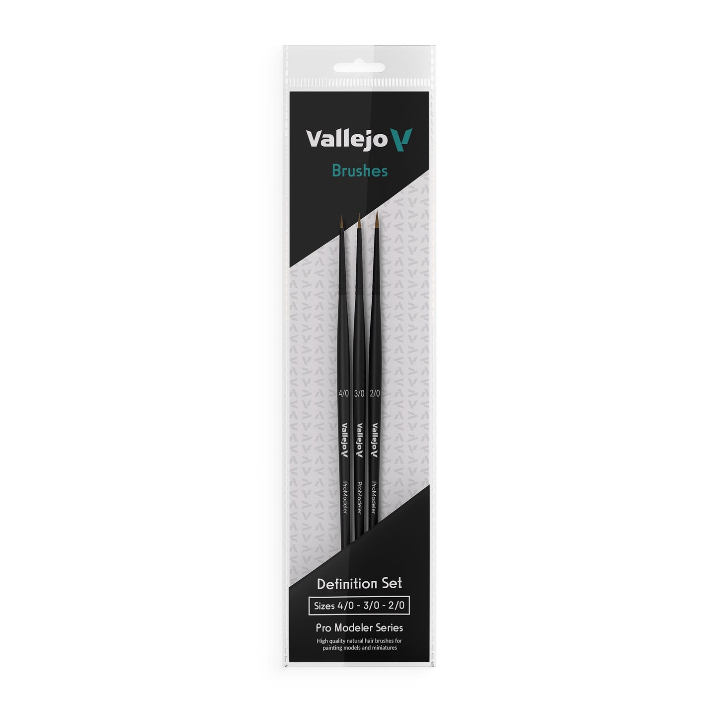 Vallejo - Natural Hair Brush Definition Set (VAL-B01990)