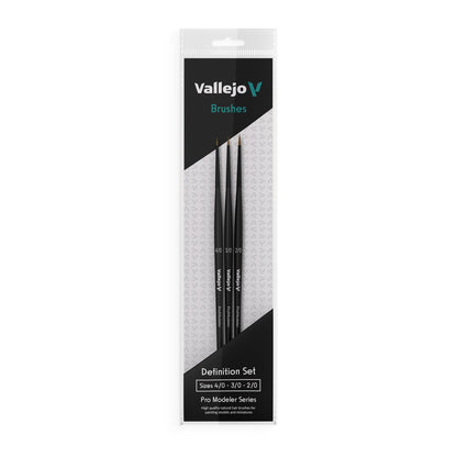 Vallejo - Natural Hair Brush Definition Set (VAL-B01990)