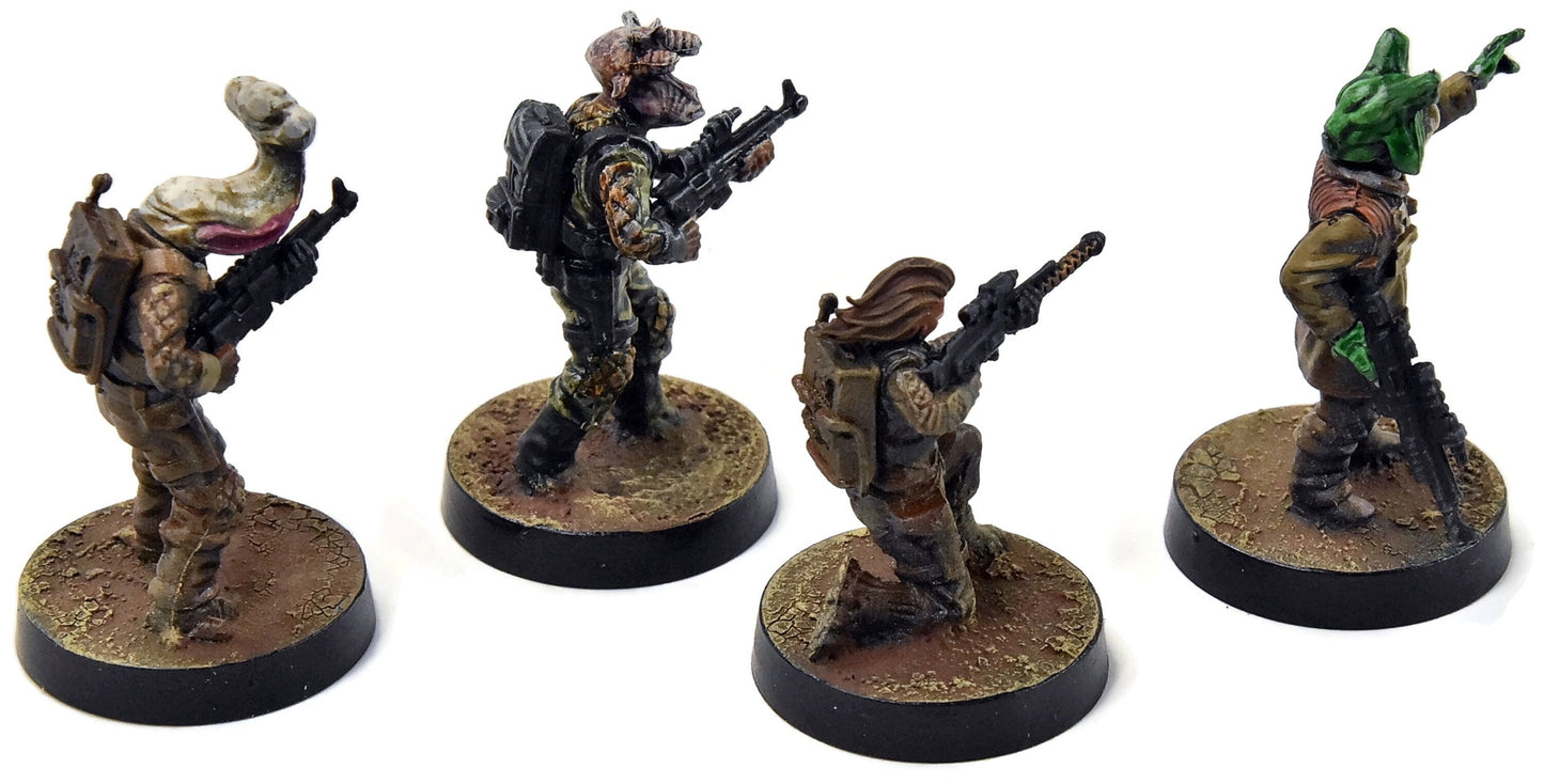 STAR WARS LEGION 4 Rebel Trooper Upgrade #1 PRO PAINTED rebel