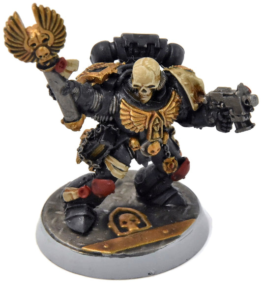 SPACE MARINES Chaplain #1 METAL WELL PAINTED Warhammer 40K