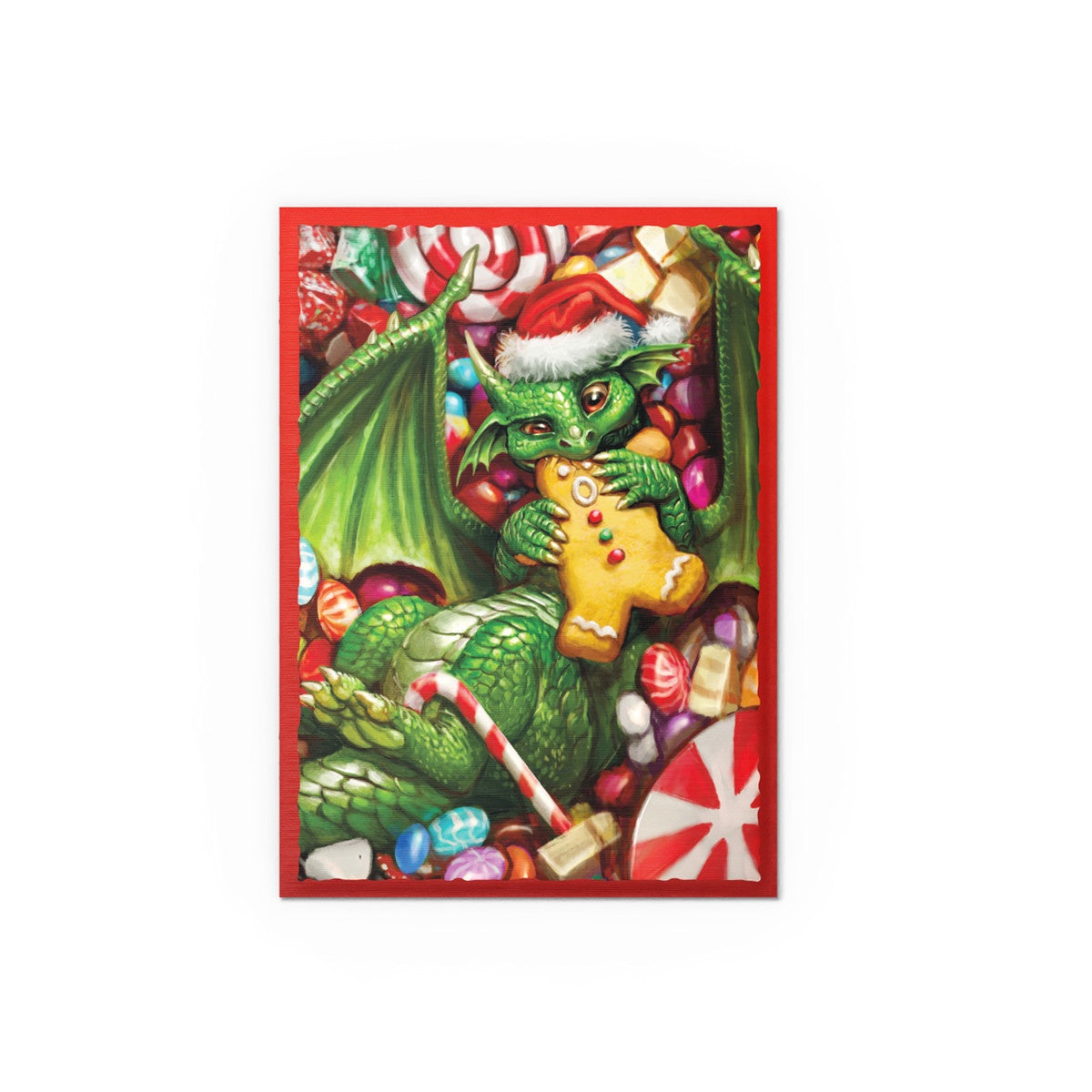 Dragon Shield Sleeves Brushed Art Christmas 2024 (100)