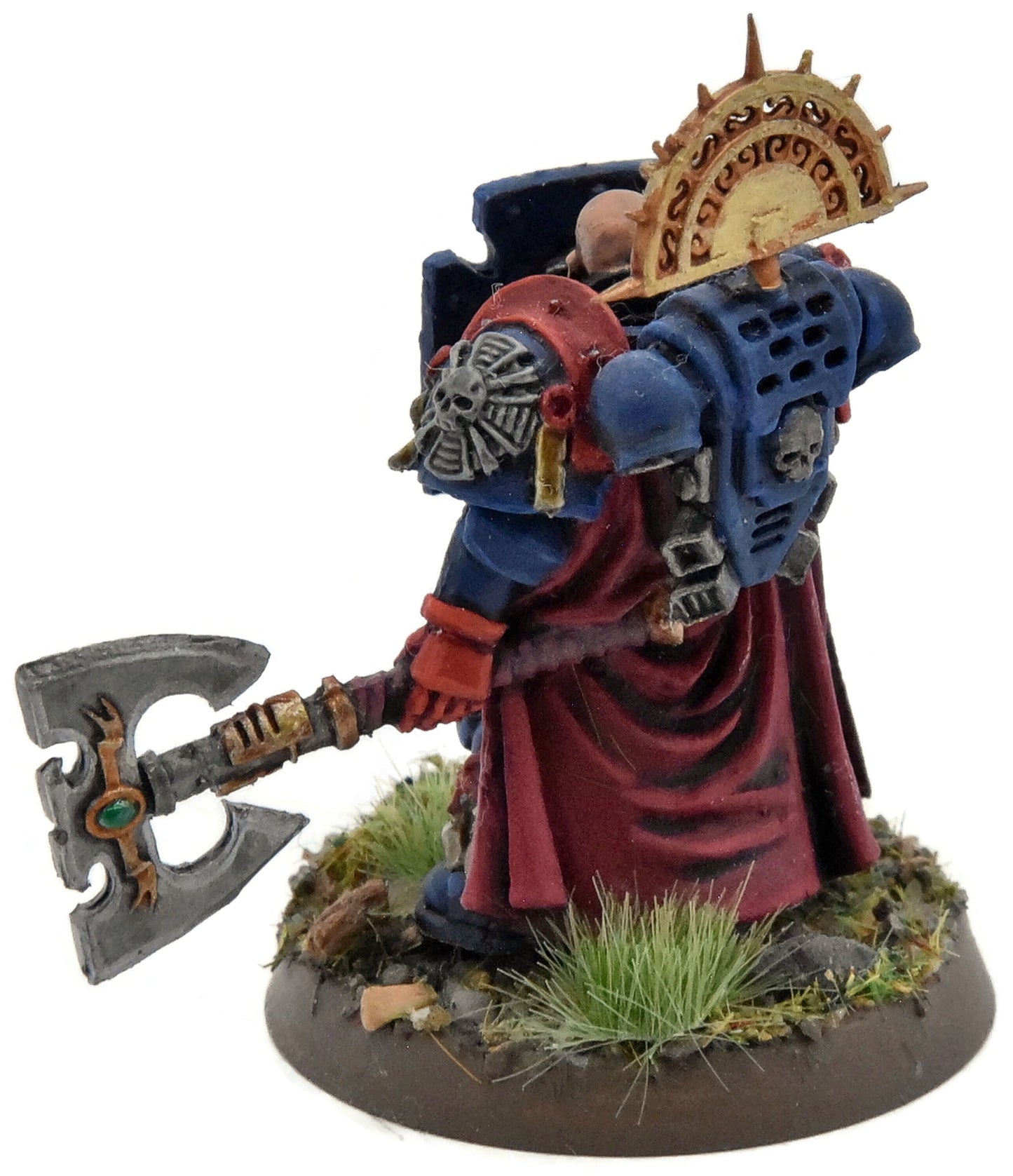 SPACE MARINES Captain Master of The Watch #1 WELL PAINTED Warhammer 40K