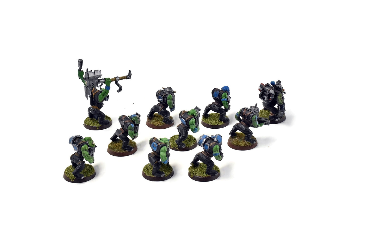 ORKS 10 Orks Boyz #3 WELL PAINTED 40K