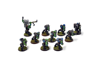 ORKS 10 Orks Boyz #3 WELL PAINTED 40K