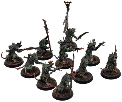 SKAVEN 10 Stormvermin #1 PRO PAINTED Warhammer Sigmar NEW SCULPT