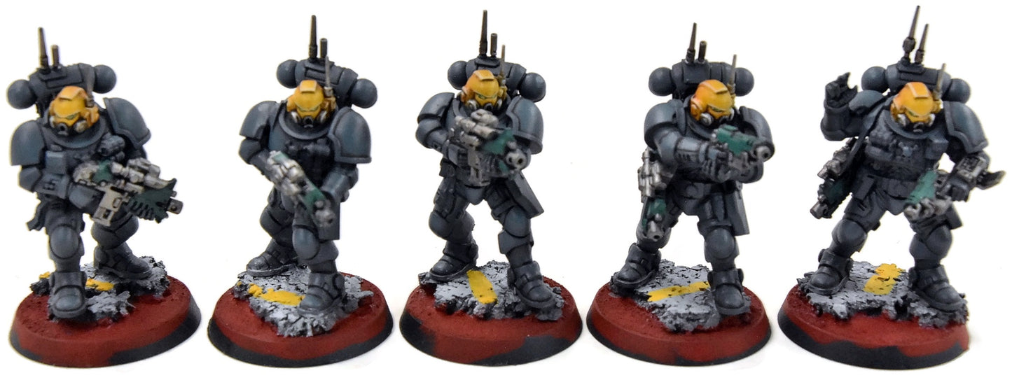 SPACE MARINES 10 Infiltrators #1 WELL PAINTED Warhammer 40K 0382
