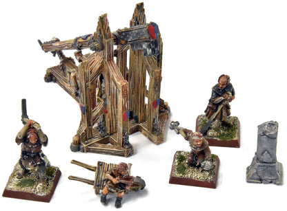 BRETONNIA 5 FIELD TREBUCHET #1 Warhammer Fantasy Old World METAL Missing Bits