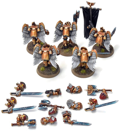 BLOOD ANGELS 5 Sanguinary Guard #1 Warhammer 40K PRO PAINTED
