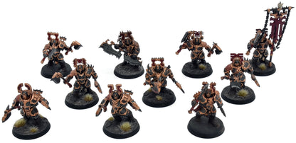 BLADES OF KHORNE 10 Blood Warriors #1 Warhammer Sigmar WELL PAINTED