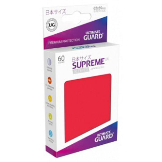 Ultimate Guard Sleeves Supreme Ux Small Red 60Ct