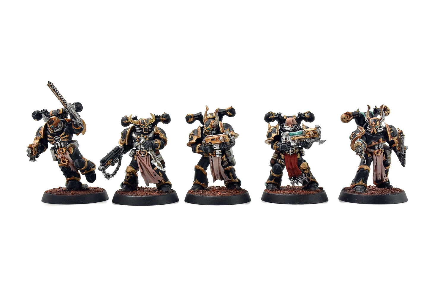 CHAOS SPACE MARINES 10 Chaos Space Marines #1 PRO PAINTED 40k