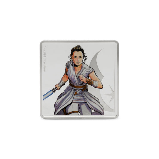 Star Wars™ Rey™ and BB-8™ 1oz Silver Collectible