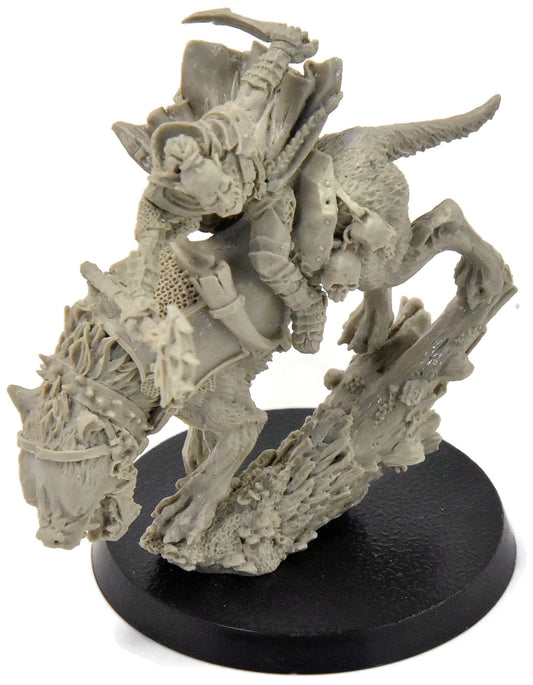 MIDDLE-EARTH Orc Shaman On Warg #1 Not GW Resin 40mm LOTR