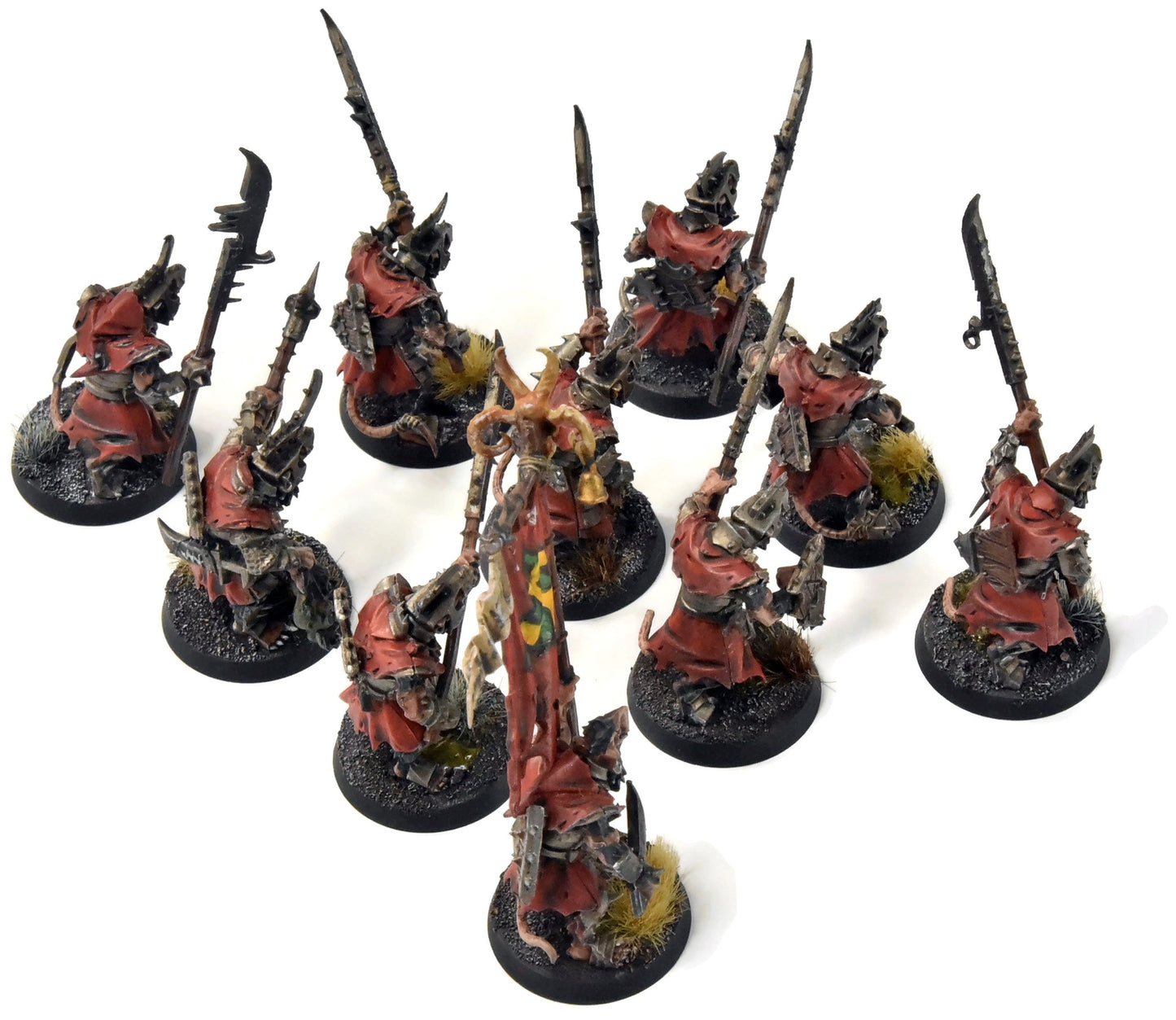 SKAVEN 10 Stormvermin #1 WELL PAINTED Warhammer Sigmar