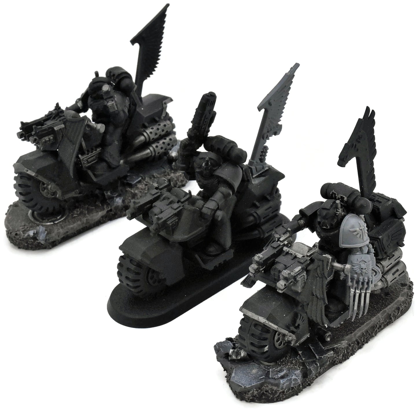 DARK ANGELS 3 Ravenwing Bike Squadron #2 Warhammer 40K 1910