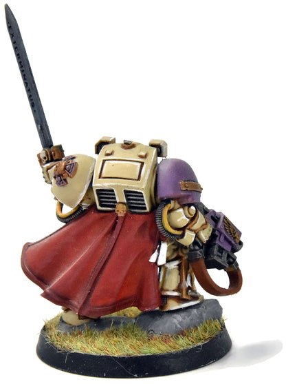SPACE MARINES Terminator Captain #1 WELL PAINTED Warhammer 40K