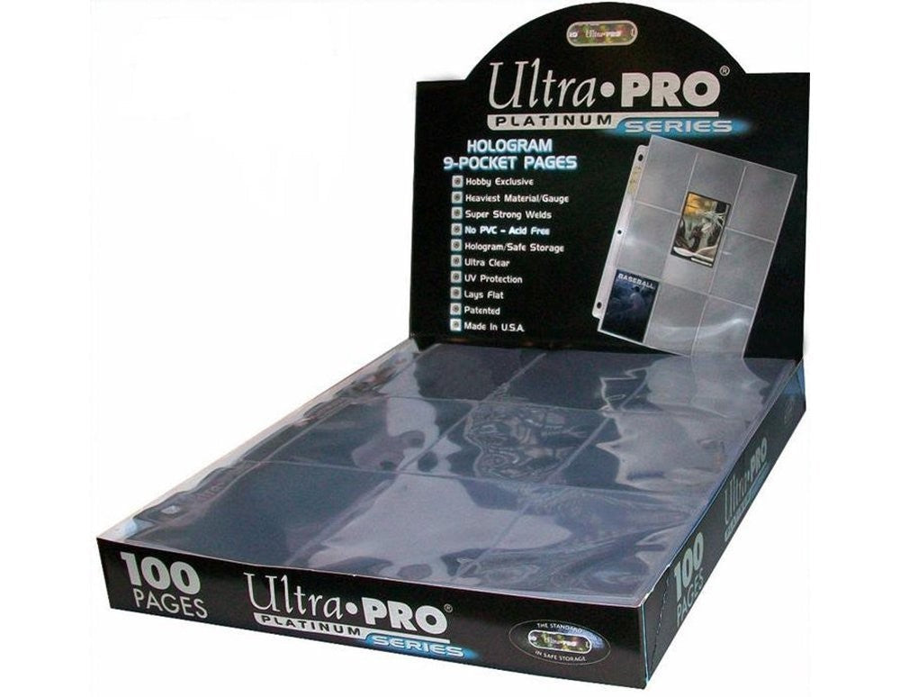 Ultra Pro Page 9 Pockets Hologram 100Ct