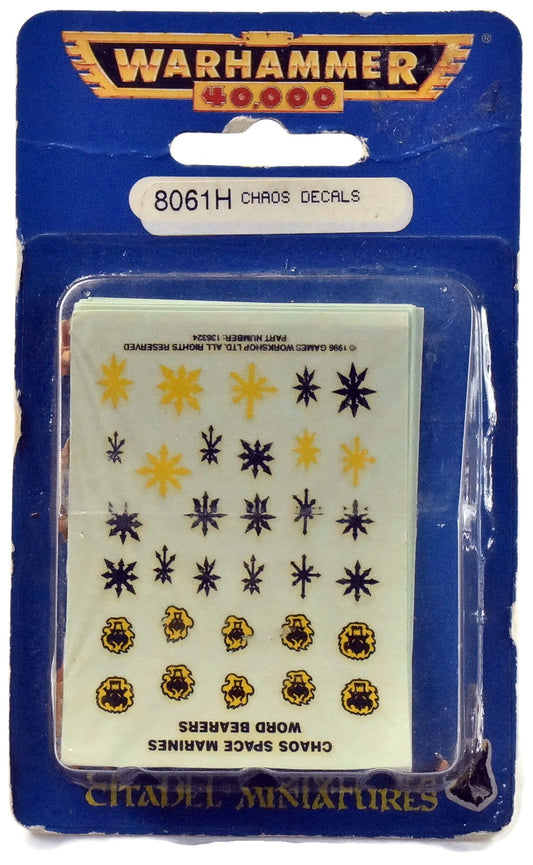 CHAOS SPACE MARINES Chaos Decals New in Box Warhammer 40K