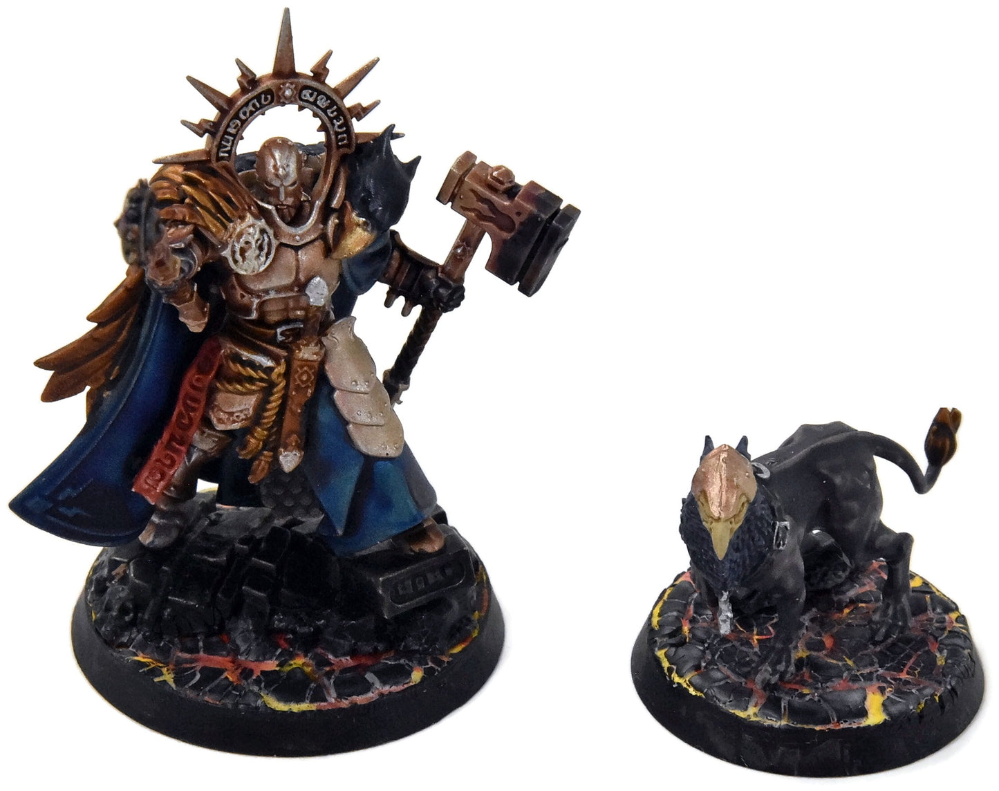 STORMCAST ETERNALS Lord Imperatant with Gryphound #1 WELL PAINTED Sigmar