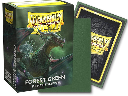 Dragon Shield Sleeves Matte Forest Green (100)