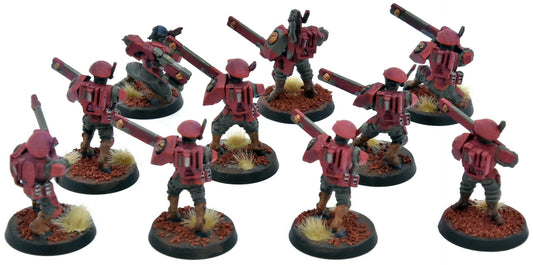 TAU EMPIRE 10 Fire Warriors #14 WELL PAINTED Warhammer 40K