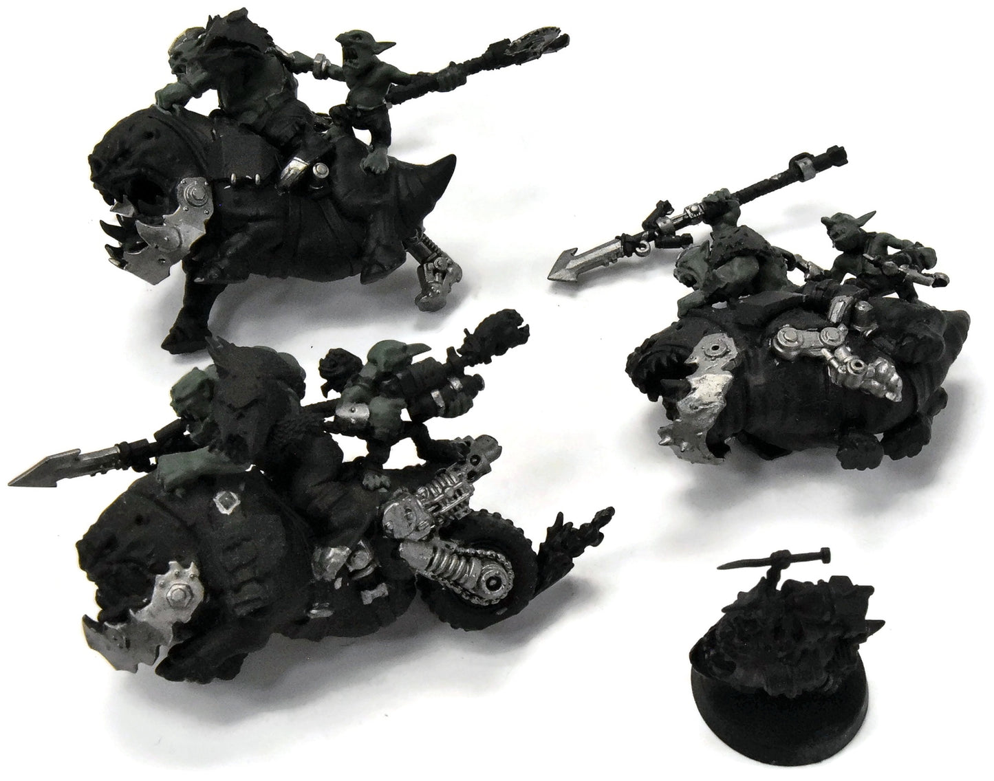 ORKS 3 Squighog Boyz #1 no base Warhammer 40K